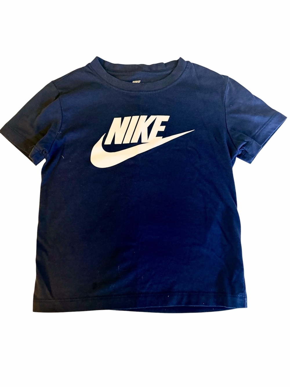 Nike Logo Boys Cotton Tee Size 6-7Y